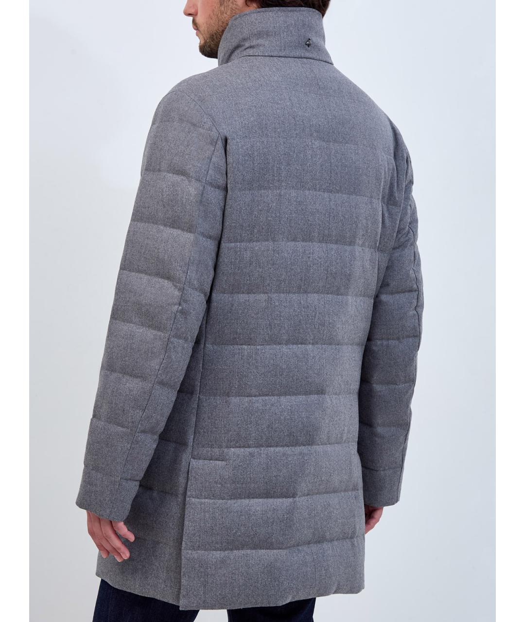 MONTECORE Серый шерстяной пуховик, фото 4