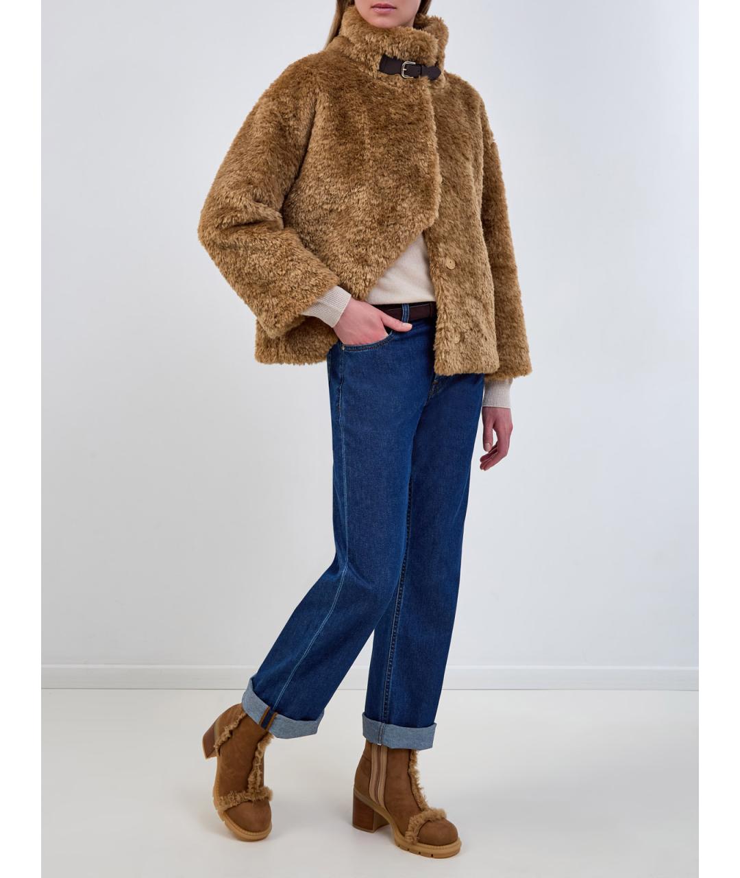 JACOB COHEN Синие хлопковые прямые джинсы, фото 2