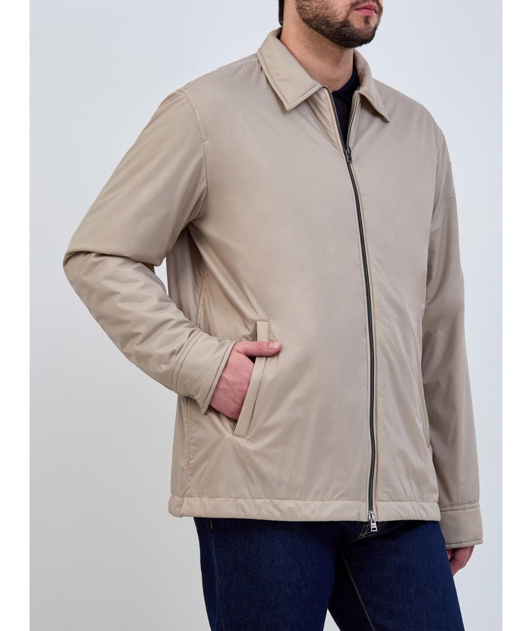 HERNO Бежевая полиамидовая куртка, фото 3