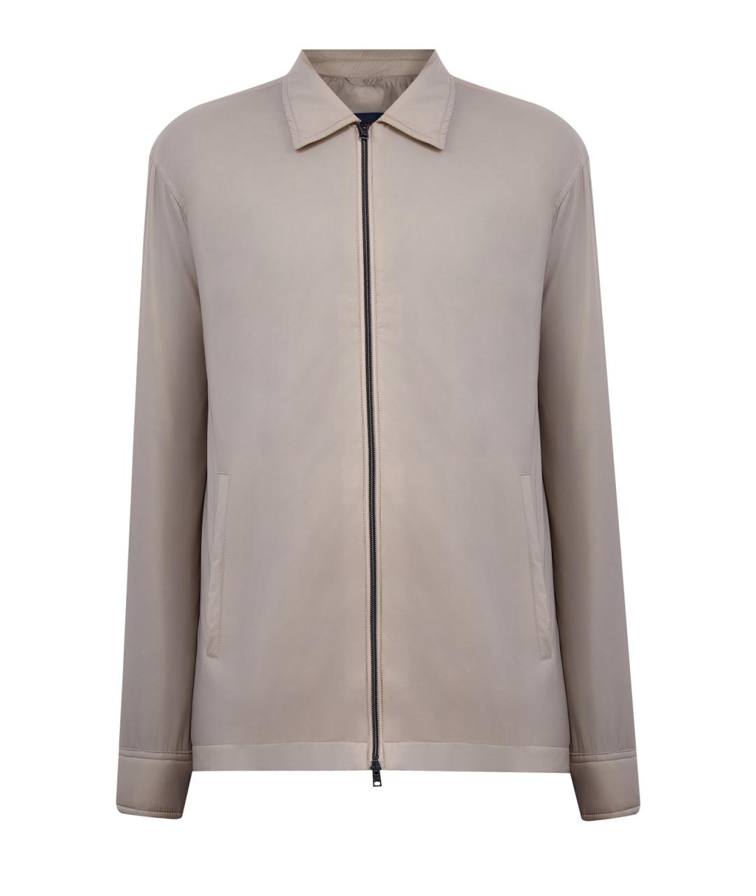 HERNO Бежевая полиамидовая куртка, фото 1