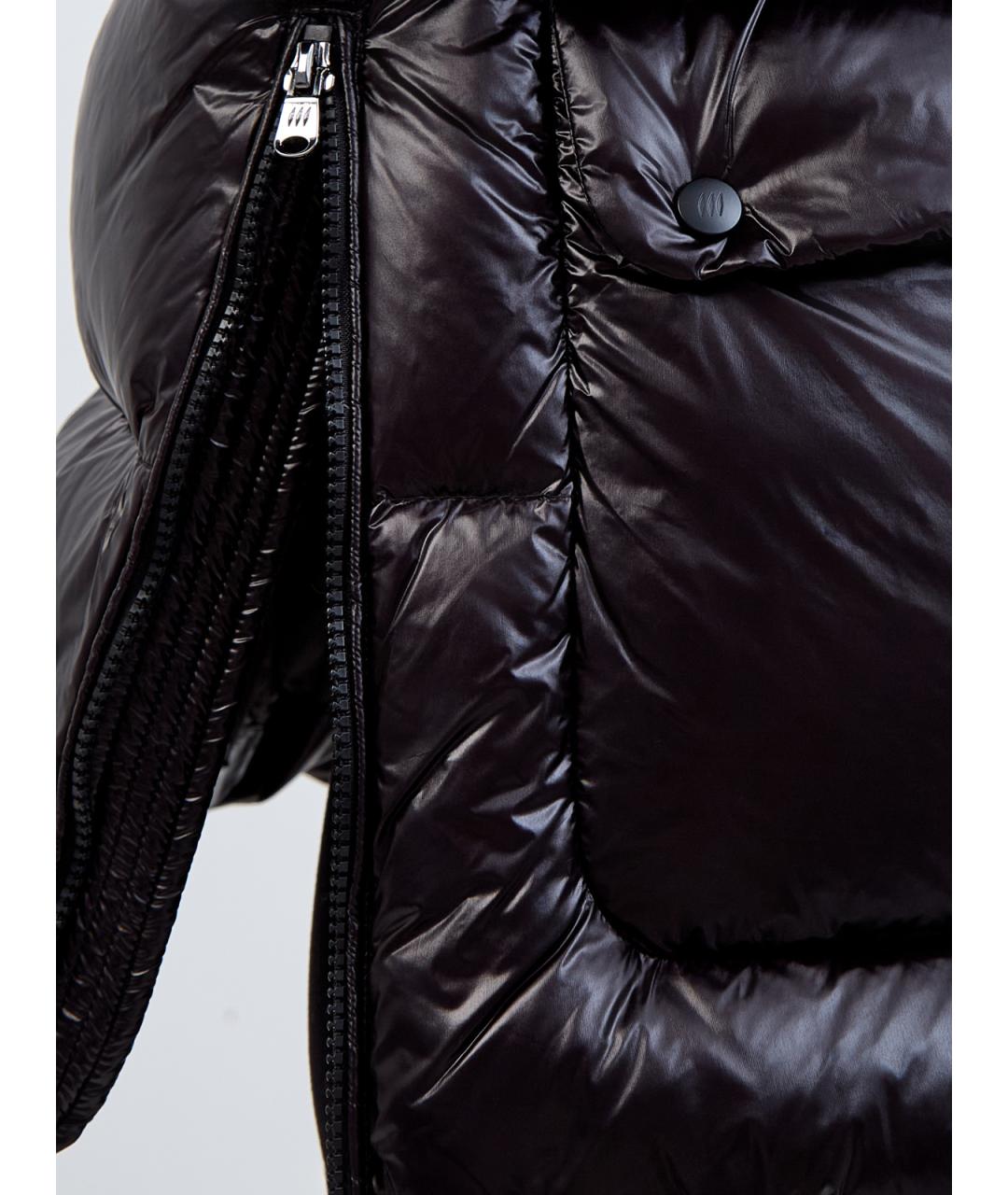 HETREGO Черный полиамидовый пуховик, фото 5