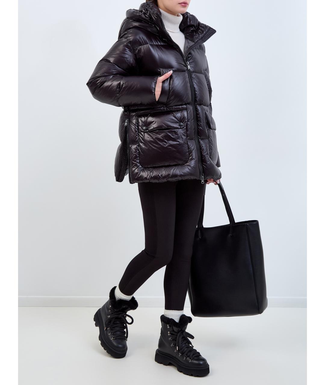 HETREGO Черный полиамидовый пуховик, фото 2