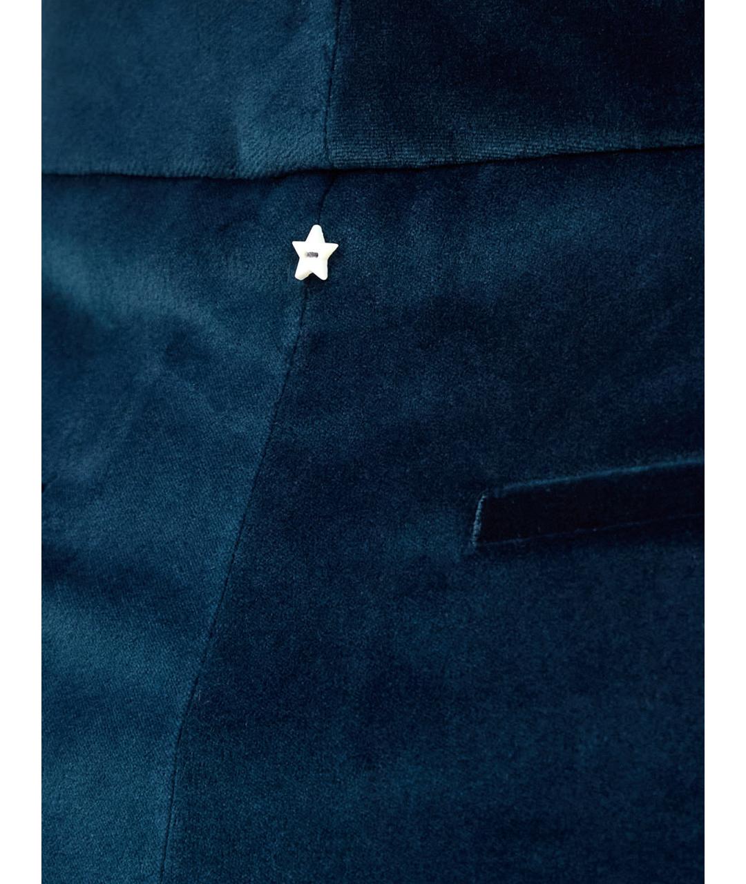 LORENA ANTONIAZZI Зеленые хлопковые брюки узкие, фото 5