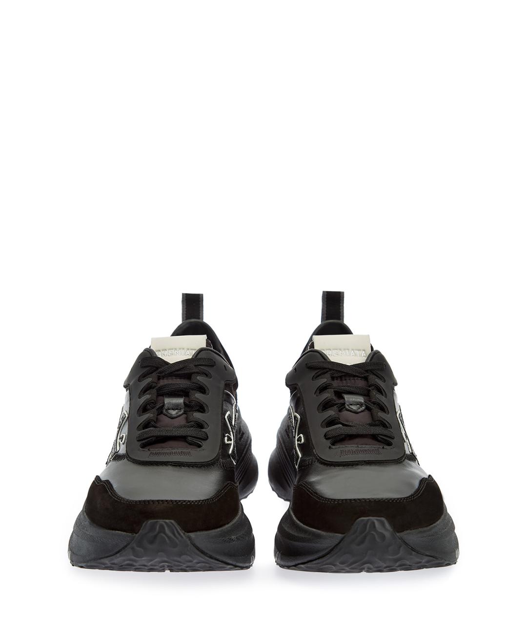 PREMIATA Черные кожаные кроссовки, фото 6