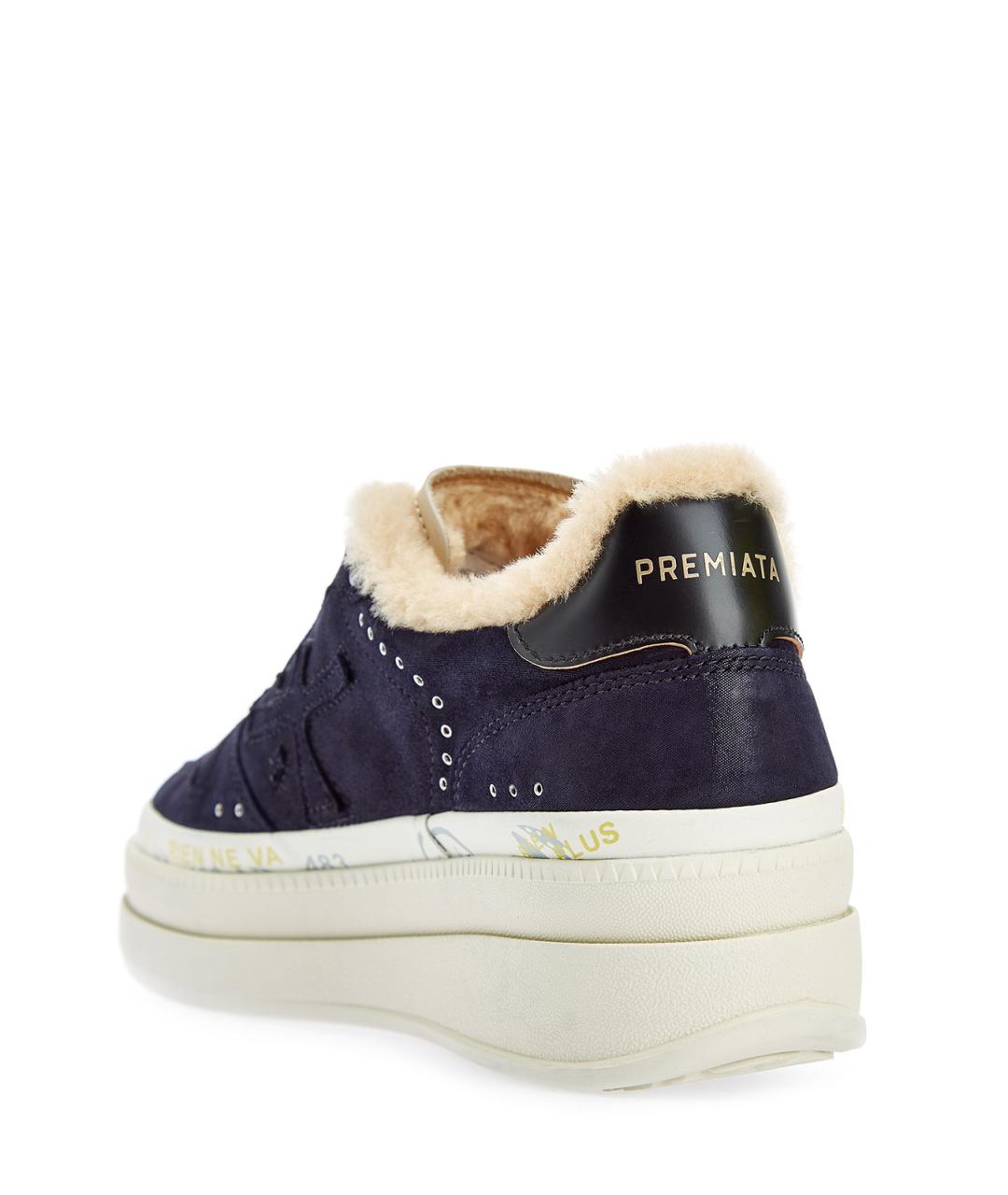 PREMIATA Синие замшевые кеды, фото 4
