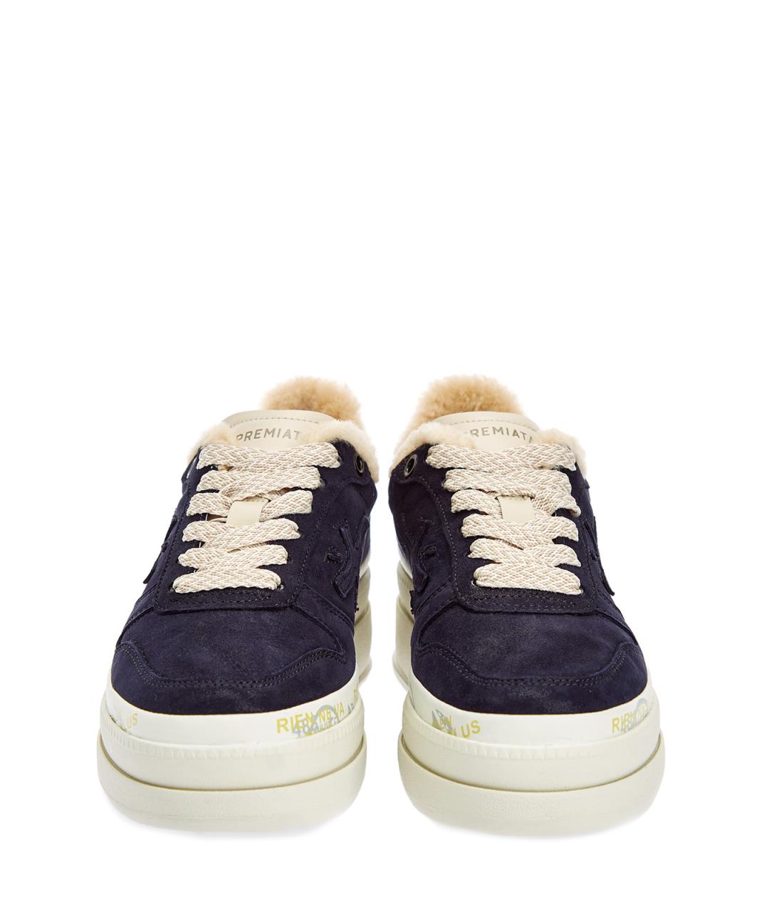 PREMIATA Синие замшевые кеды, фото 6