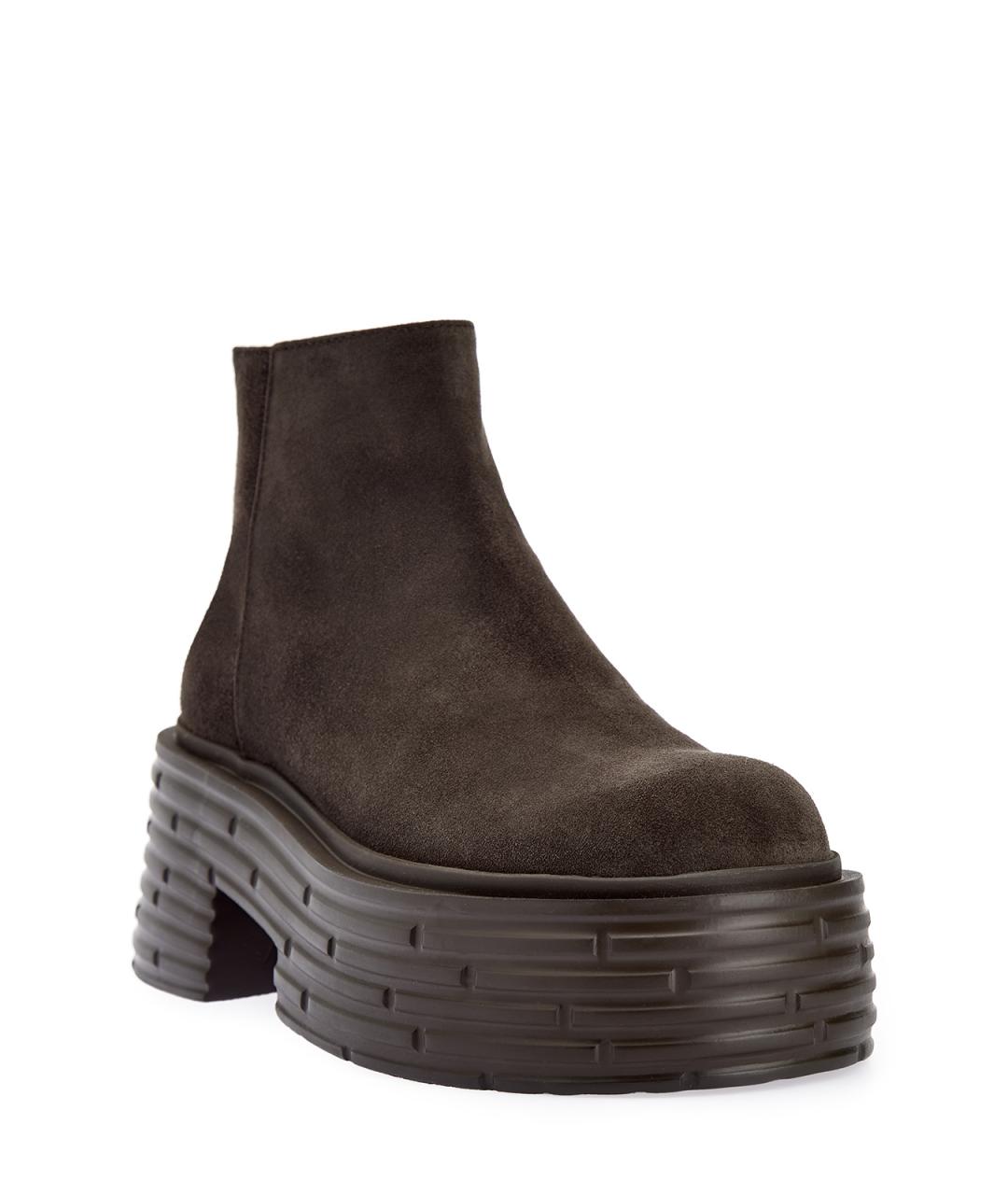 AGL Коричневые замшевые ботильоны, фото 3