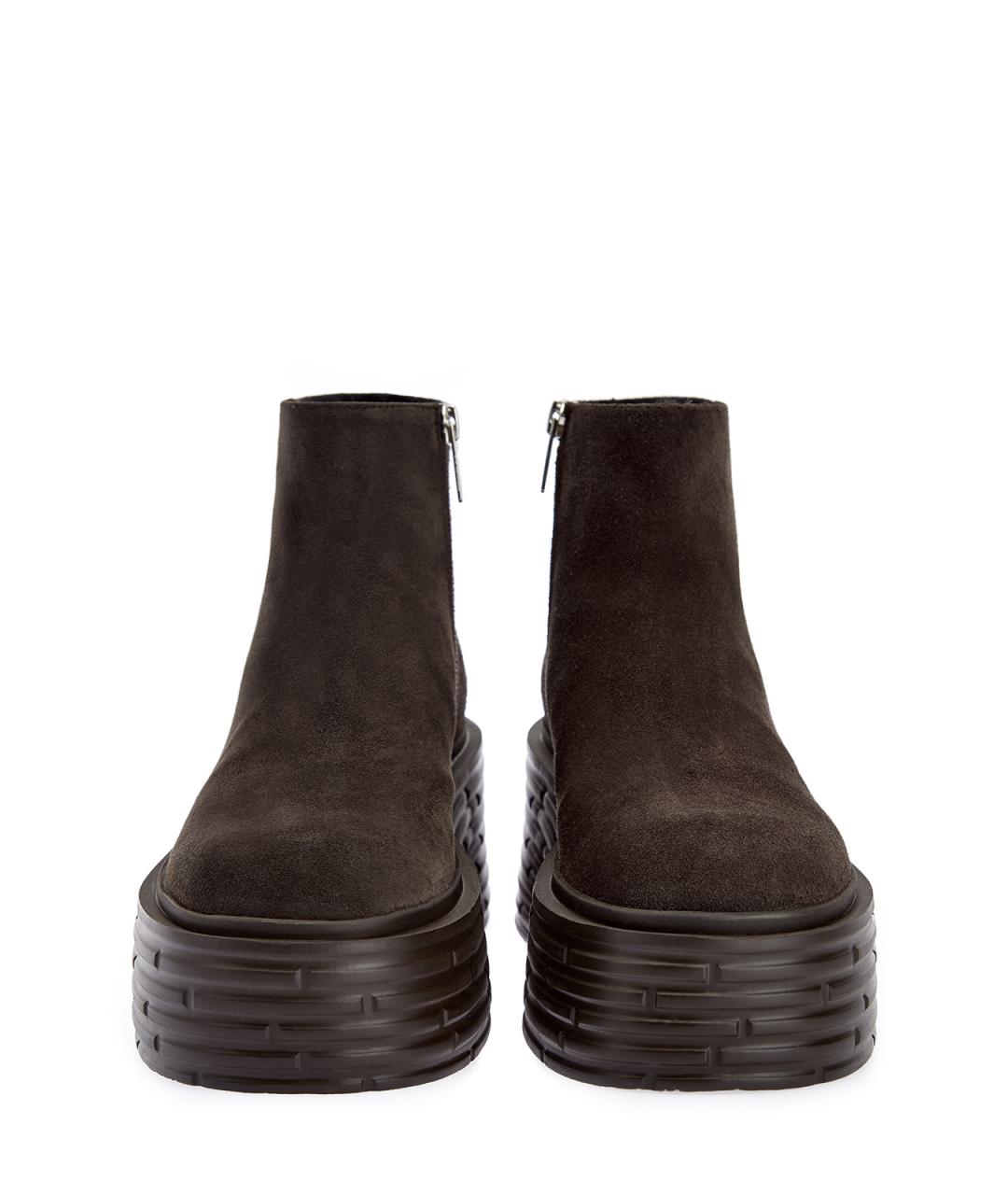 AGL Коричневые замшевые ботильоны, фото 6
