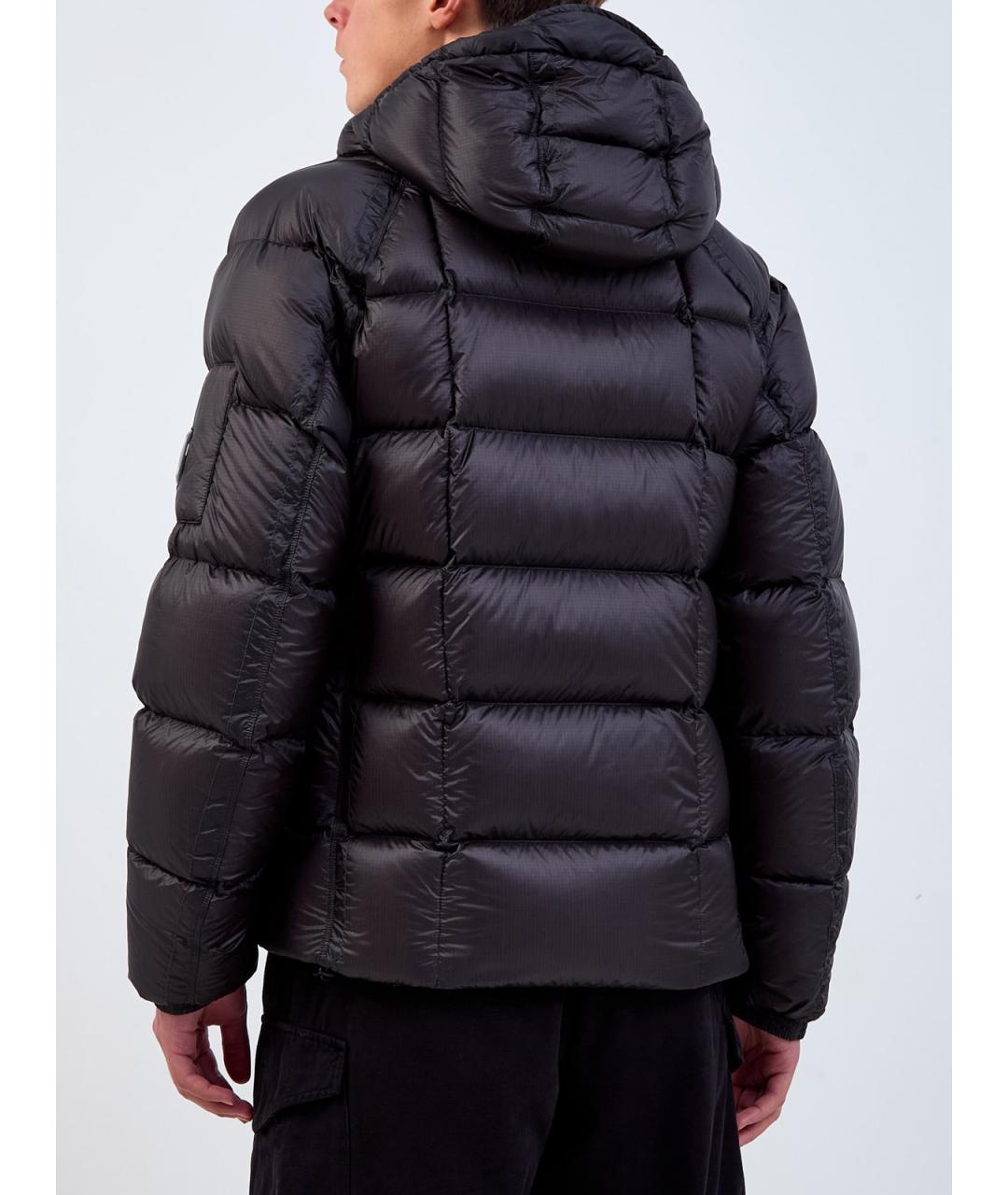 CP COMPANY Черный полиамидовый пуховик, фото 4