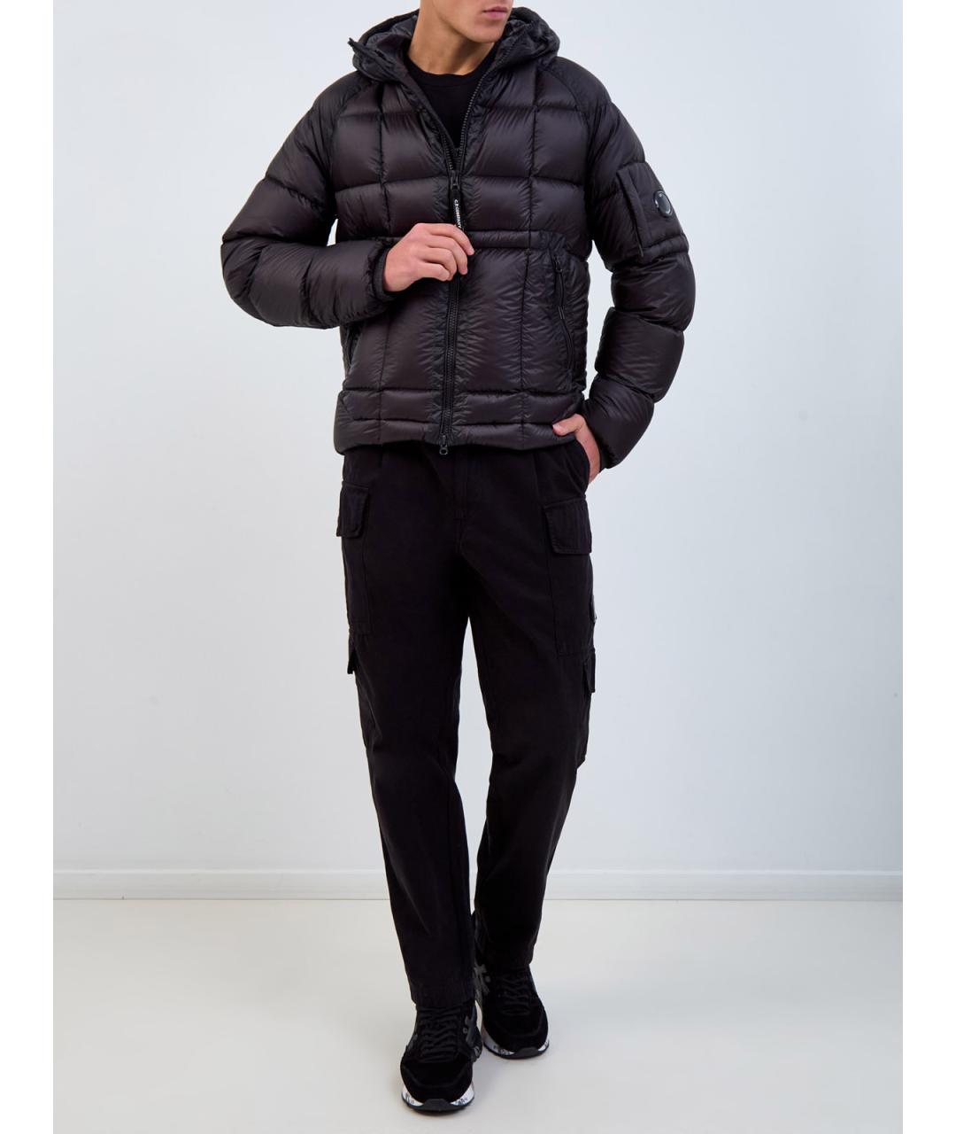 CP COMPANY Черный полиамидовый пуховик, фото 2