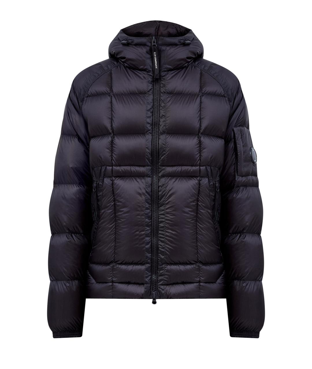 CP COMPANY Черный полиамидовый пуховик, фото 1