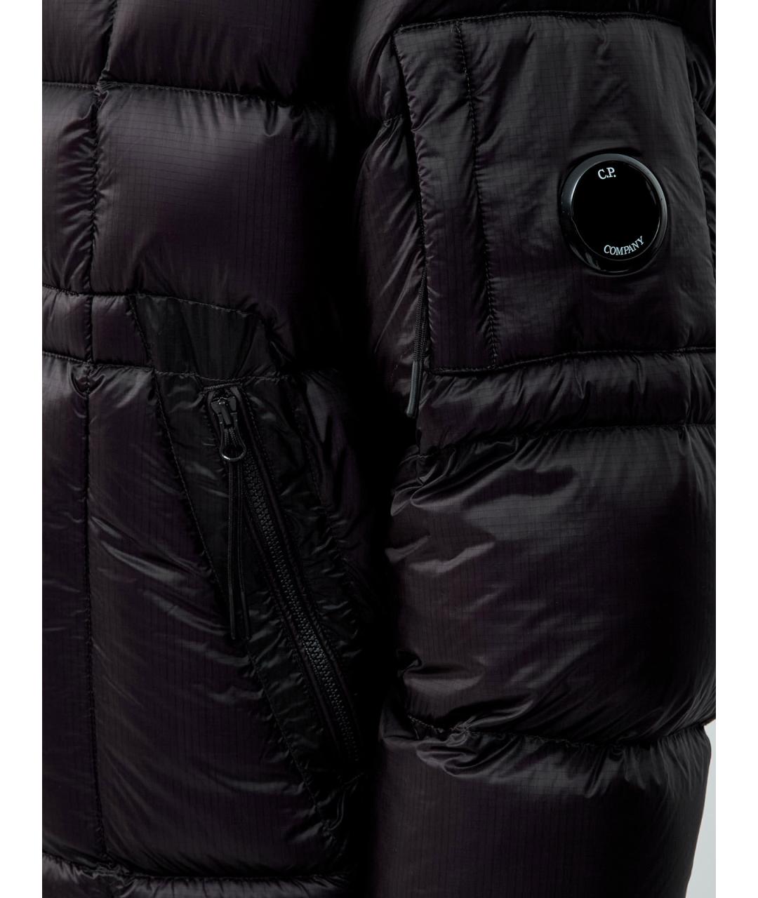CP COMPANY Черный полиамидовый пуховик, фото 5