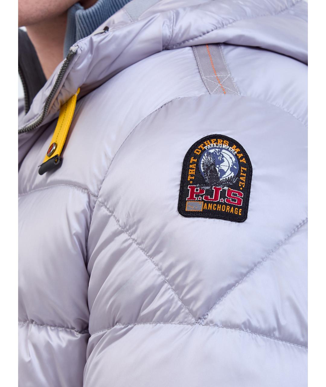 PARAJUMPERS Серый полиэстеровый пуховик, фото 5