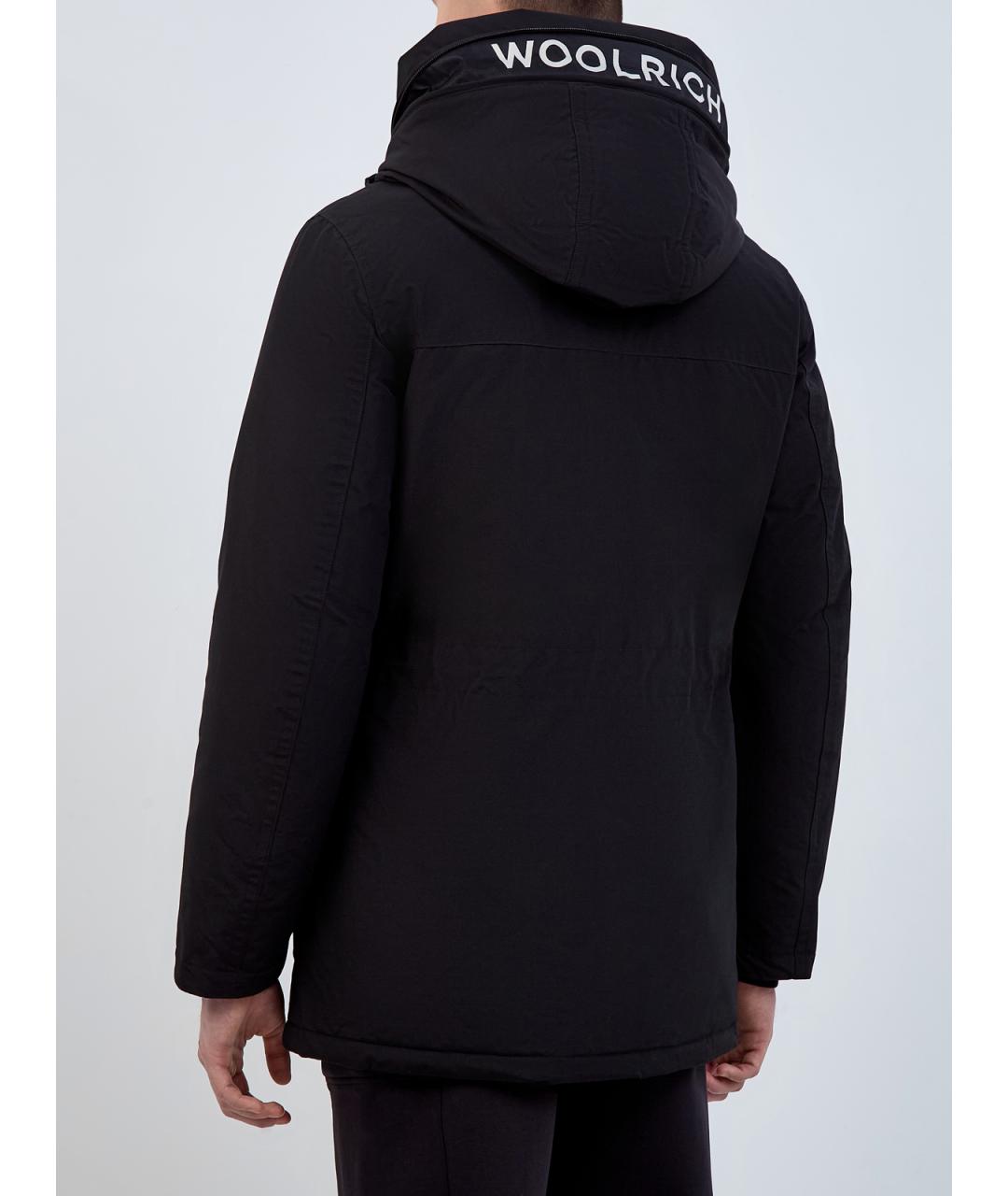 WOOLRICH Черный хлопковый пуховик, фото 3