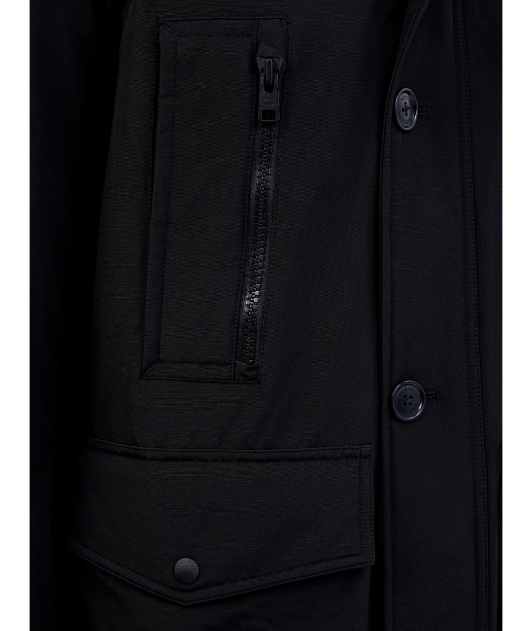 WOOLRICH Черный хлопковый пуховик, фото 2