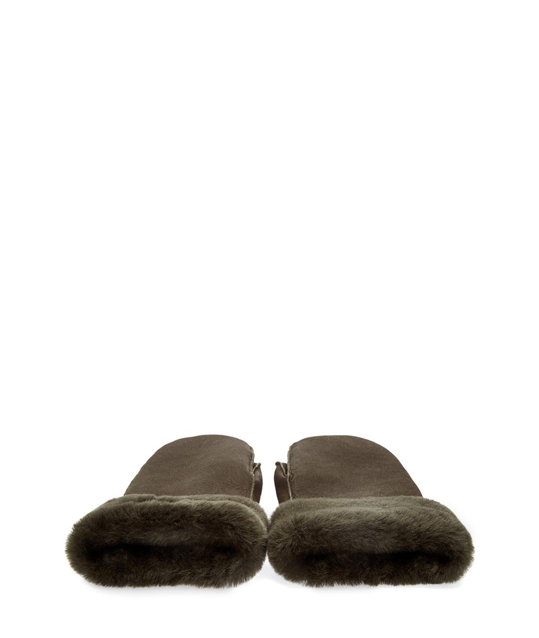 PARAJUMPERS Коричневые варежки, фото 3