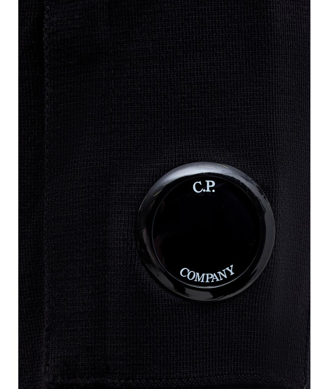 CP COMPANY Черный хлопковый джемпер / свитер, фото 5