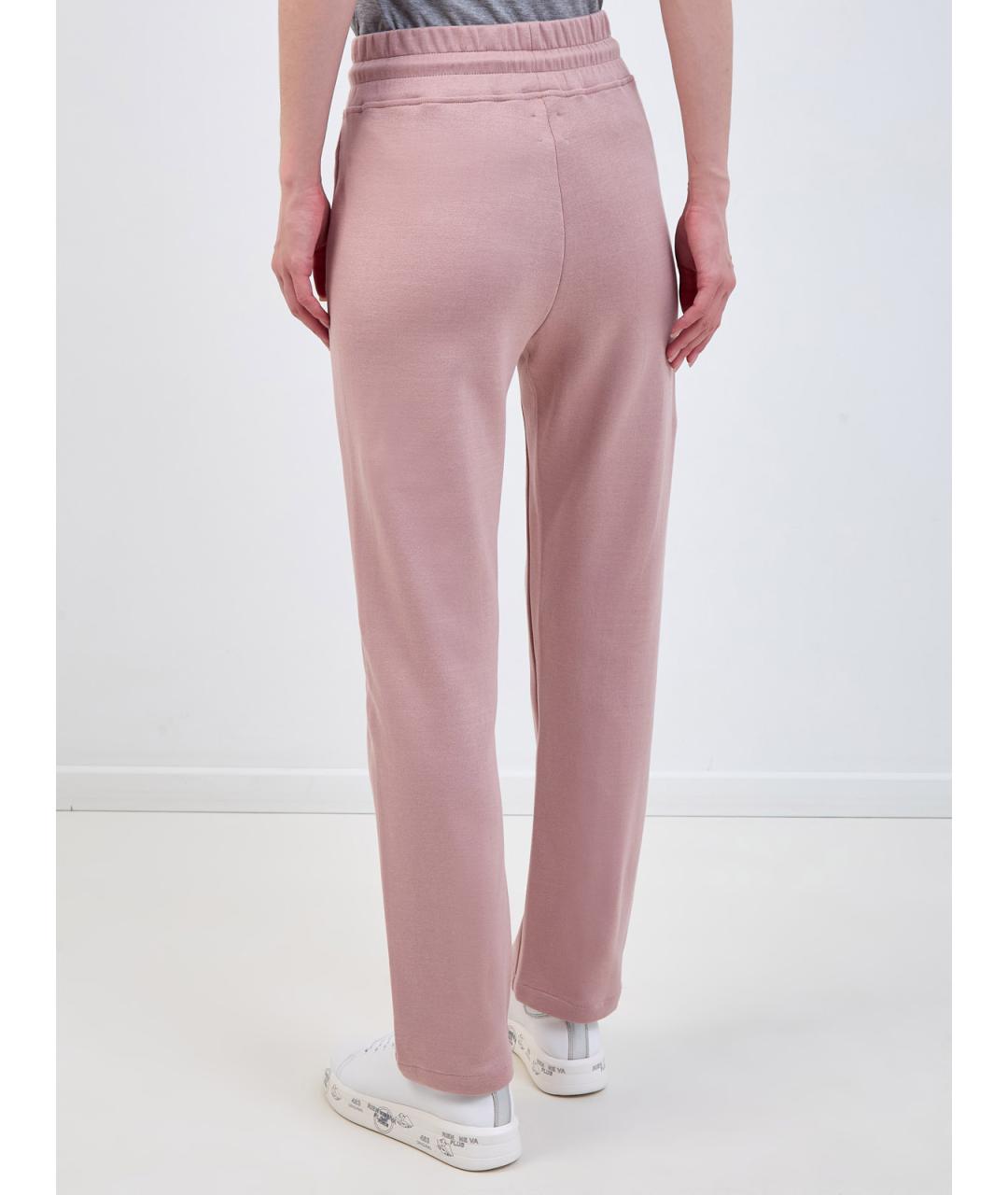 ELEVENTY Розовые хлопковые спортивные брюки и шорты, фото 4