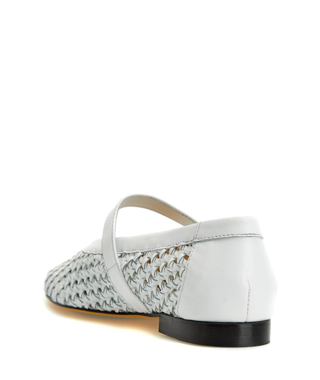 DOUCAL'S Белые кожаные балетки, фото 4