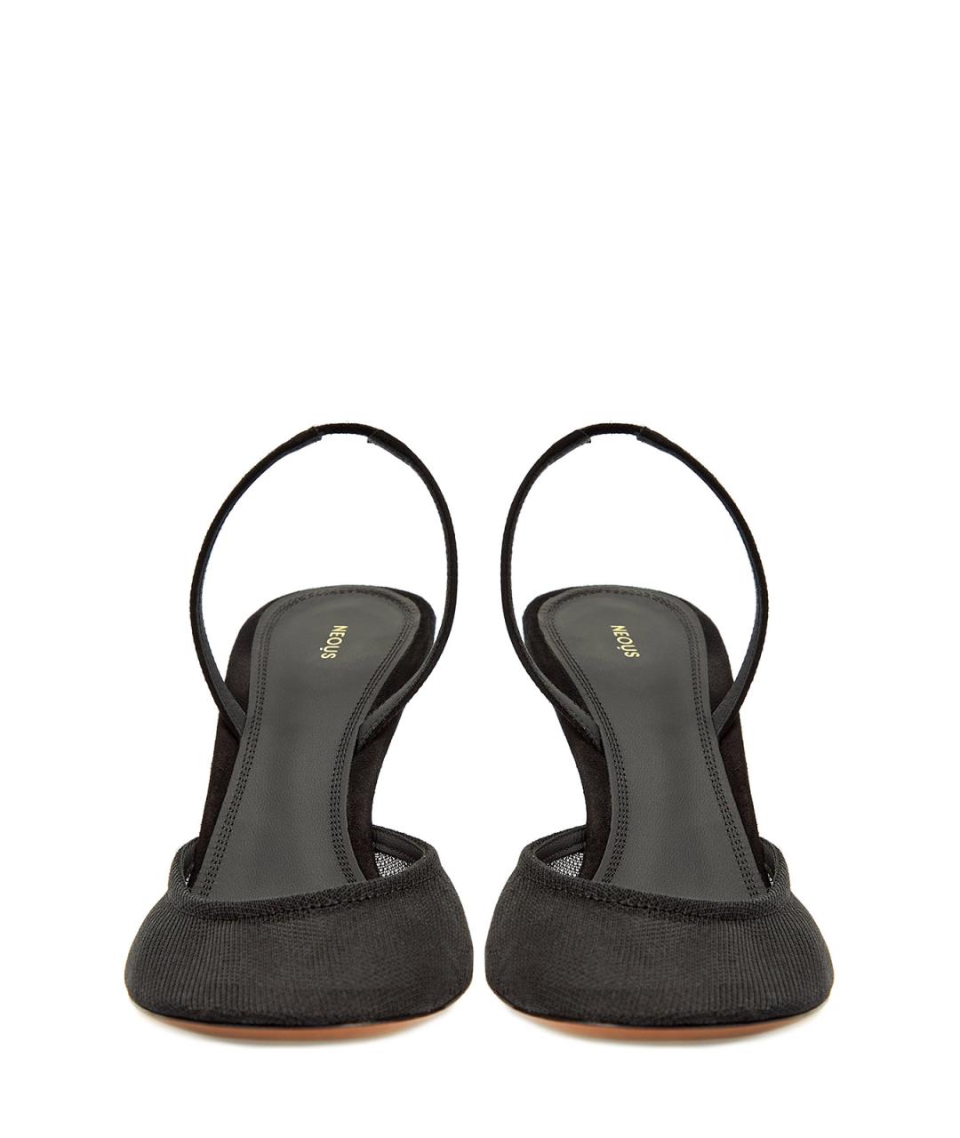 NEOUS Черные текстильные туфли, фото 5