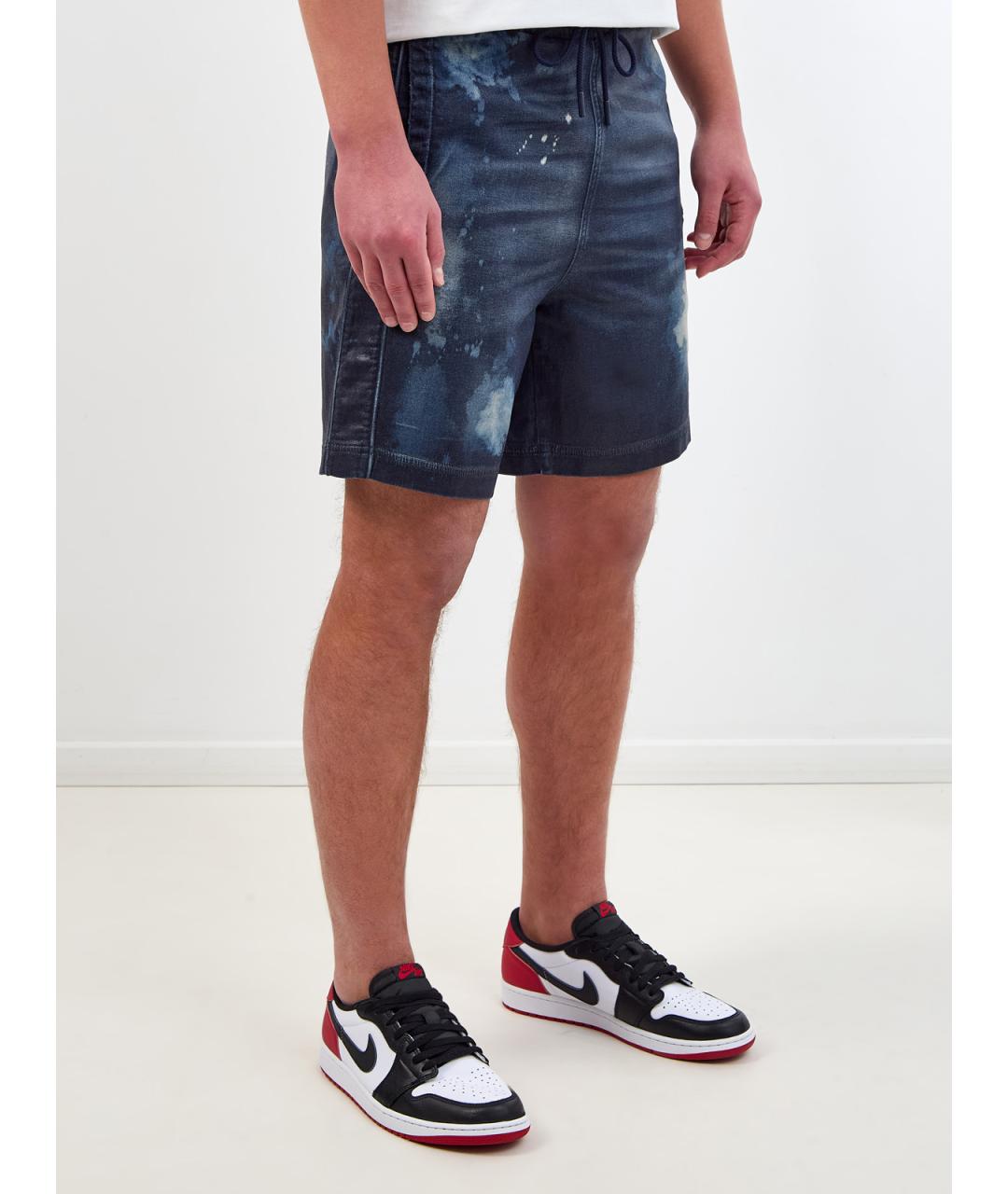 DIESEL Синие хлопковые шорты, фото 3