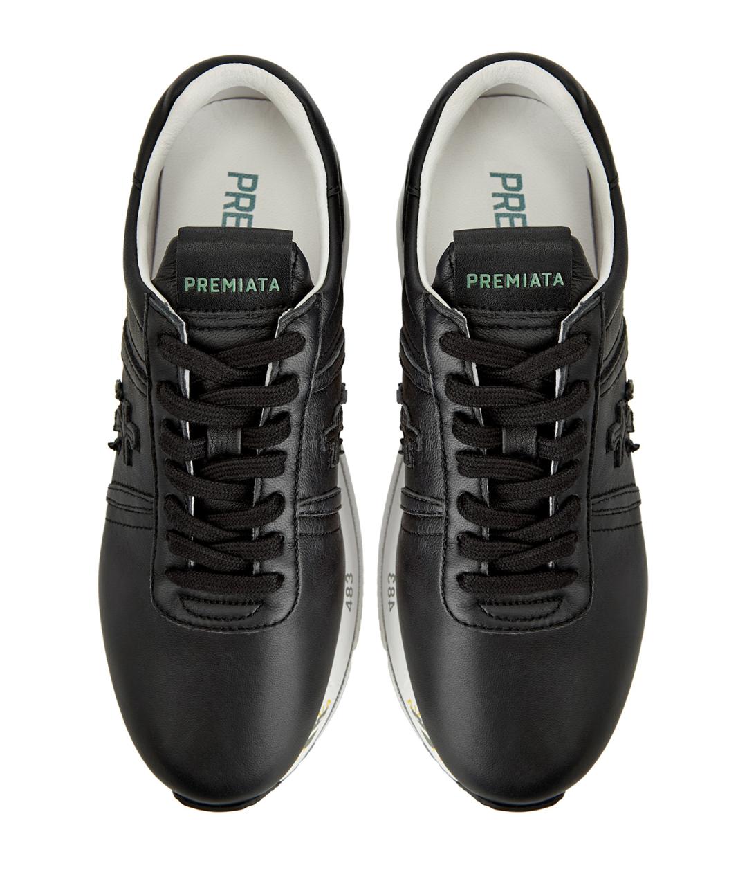 PREMIATA Черные кожаные кроссовки, фото 5