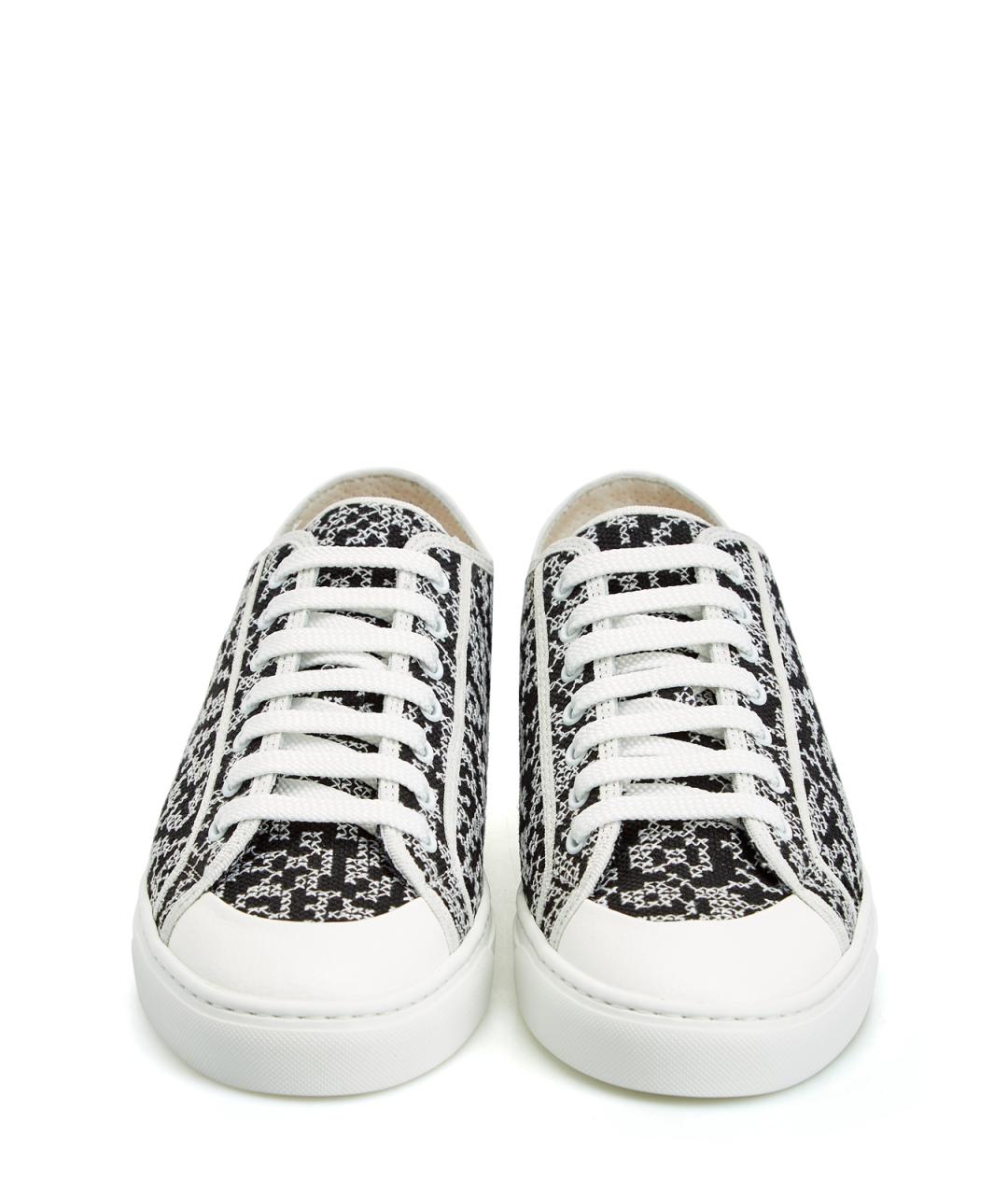 DOUCAL'S Черные текстильные кеды, фото 6