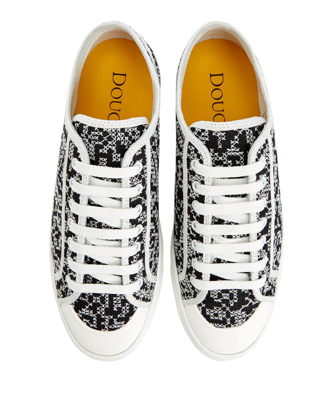 DOUCAL'S Черные текстильные кеды, фото 5