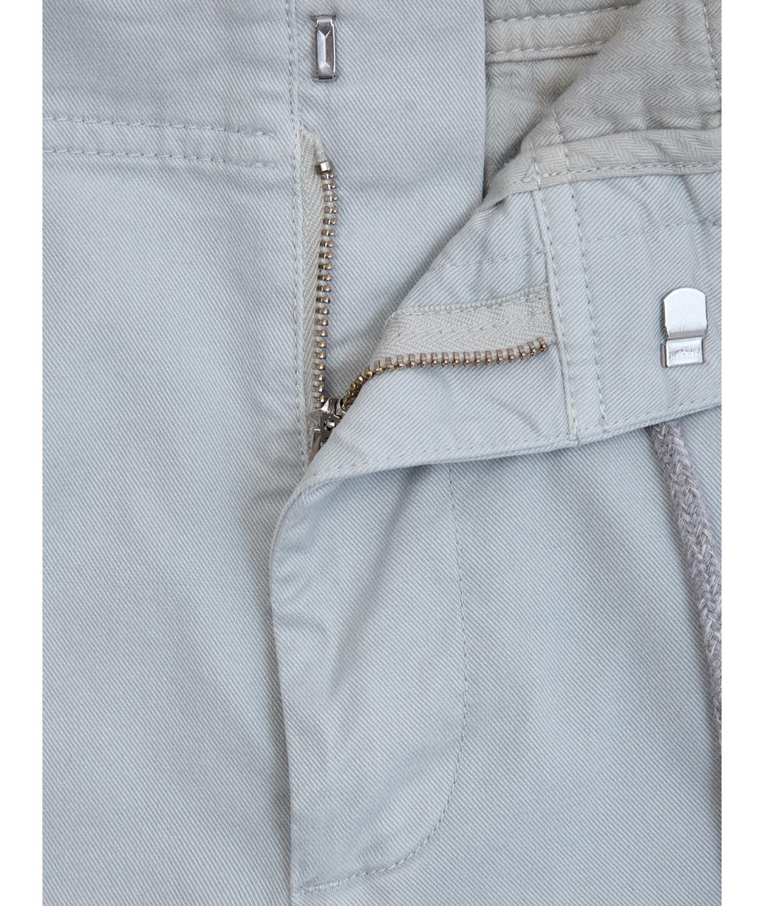 ELEVENTY Голубые хлопковые шорты, фото 6