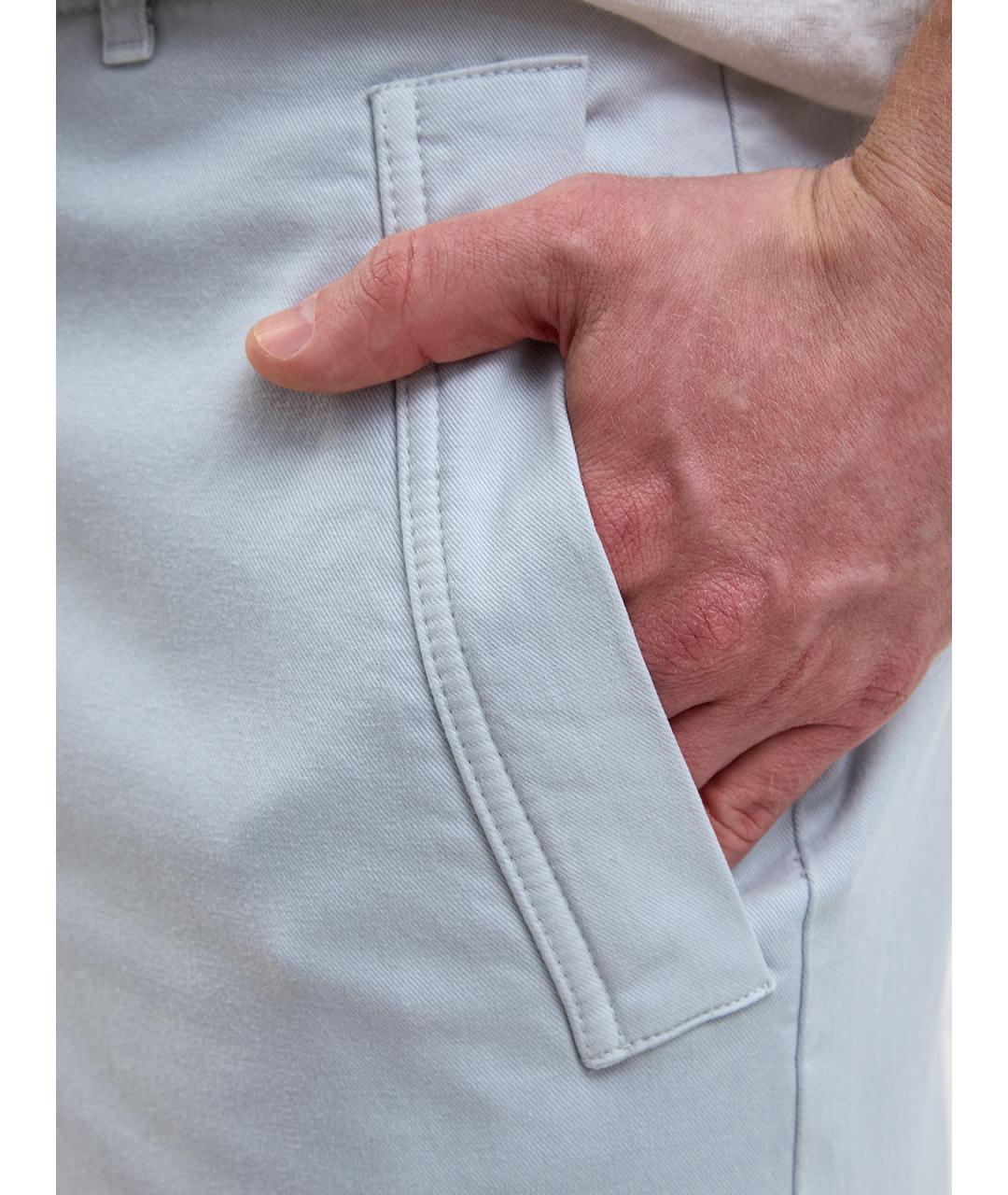 ELEVENTY Голубые хлопковые шорты, фото 5