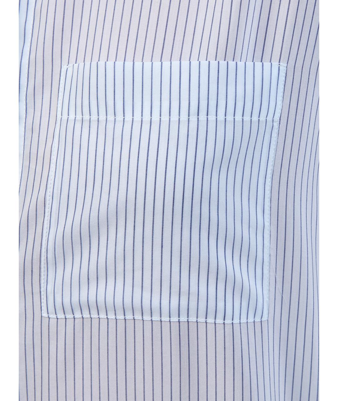 PESERICO Голубая хлопковая рубашка, фото 5