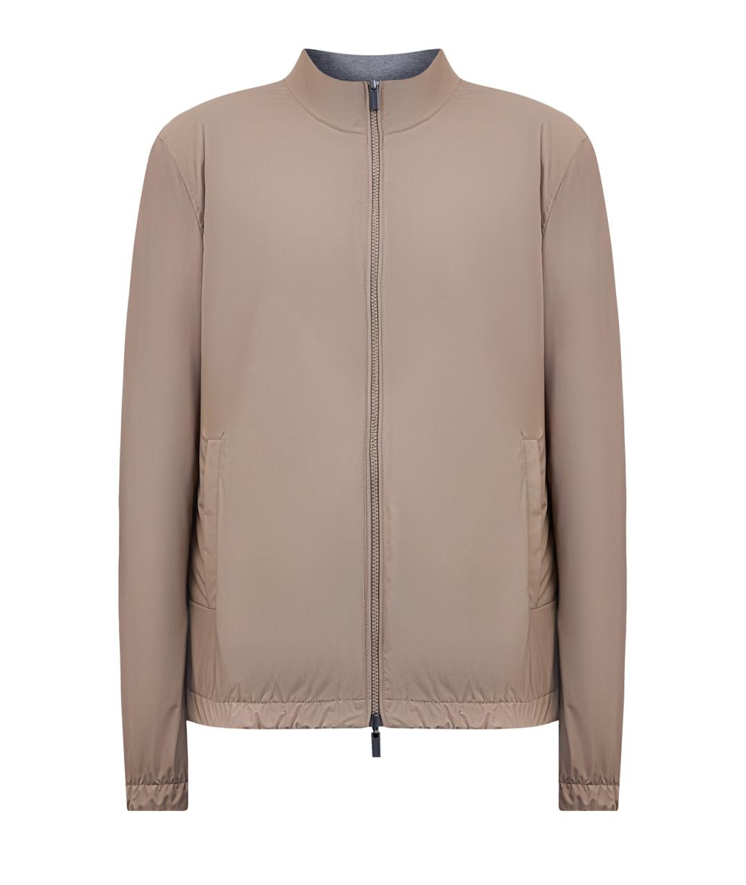 PESERICO Бежевая полиэстеровая куртка, фото 1