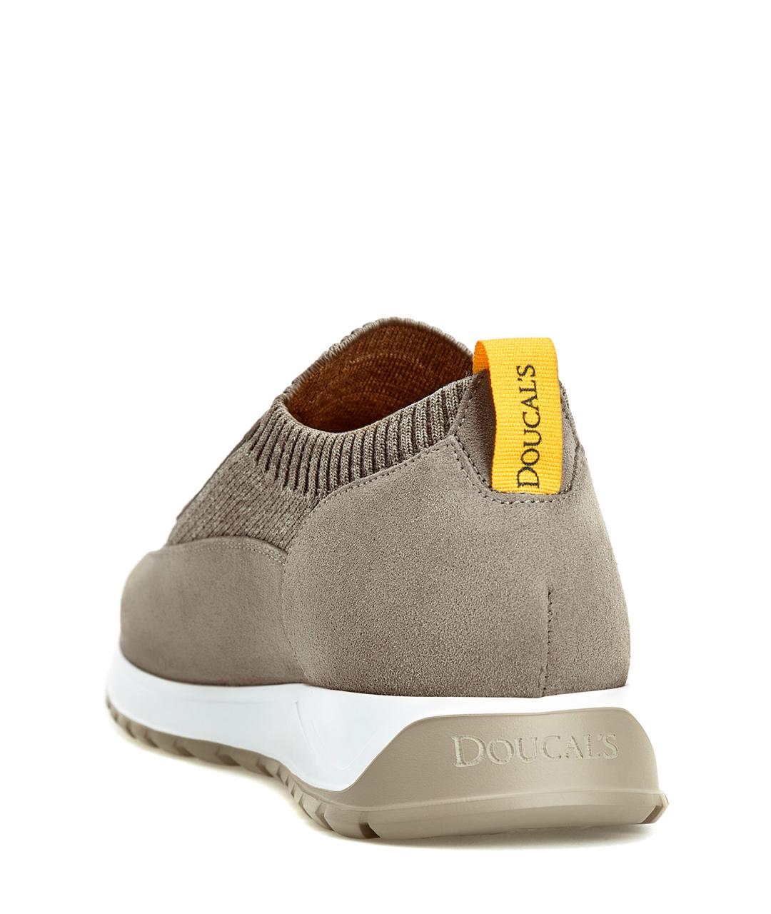 DOUCAL'S Коричневые текстильные низкие кроссовки / кеды, фото 4