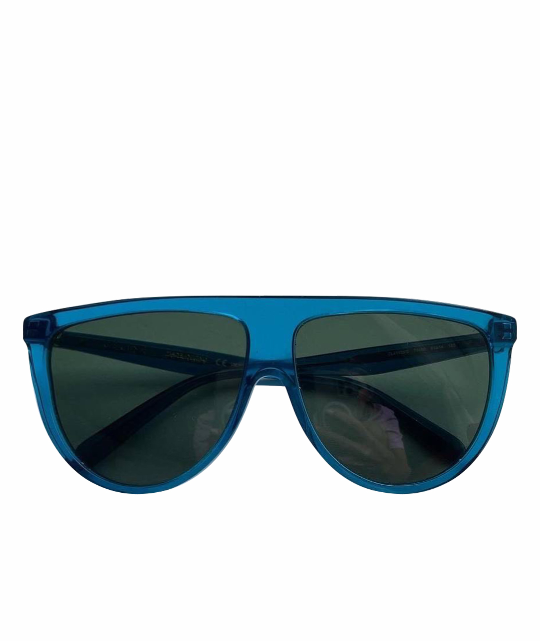 CELINE PRE-OWNED Голубые пластиковые солнцезащитные очки, фото 1