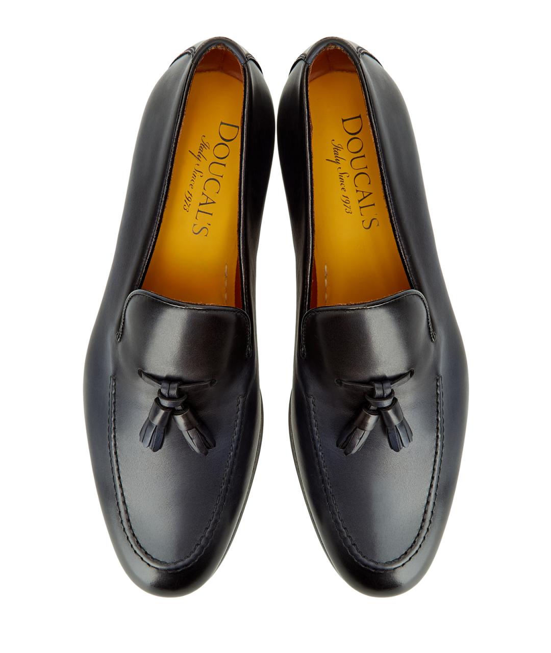 DOUCAL'S Черные кожаные лоферы, фото 6