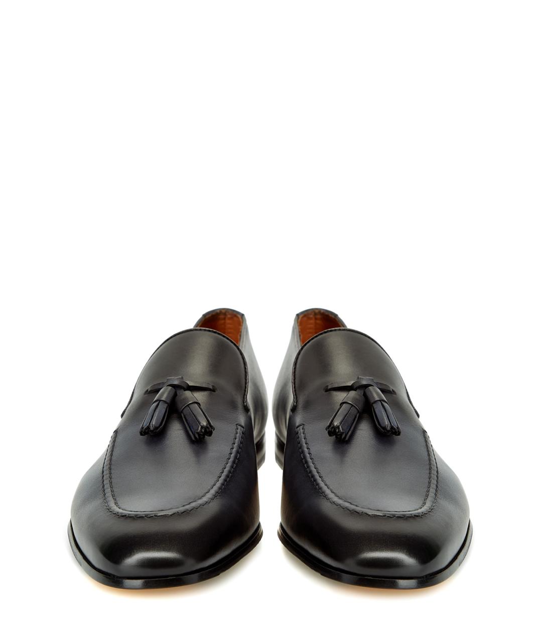 DOUCAL'S Черные кожаные лоферы, фото 5