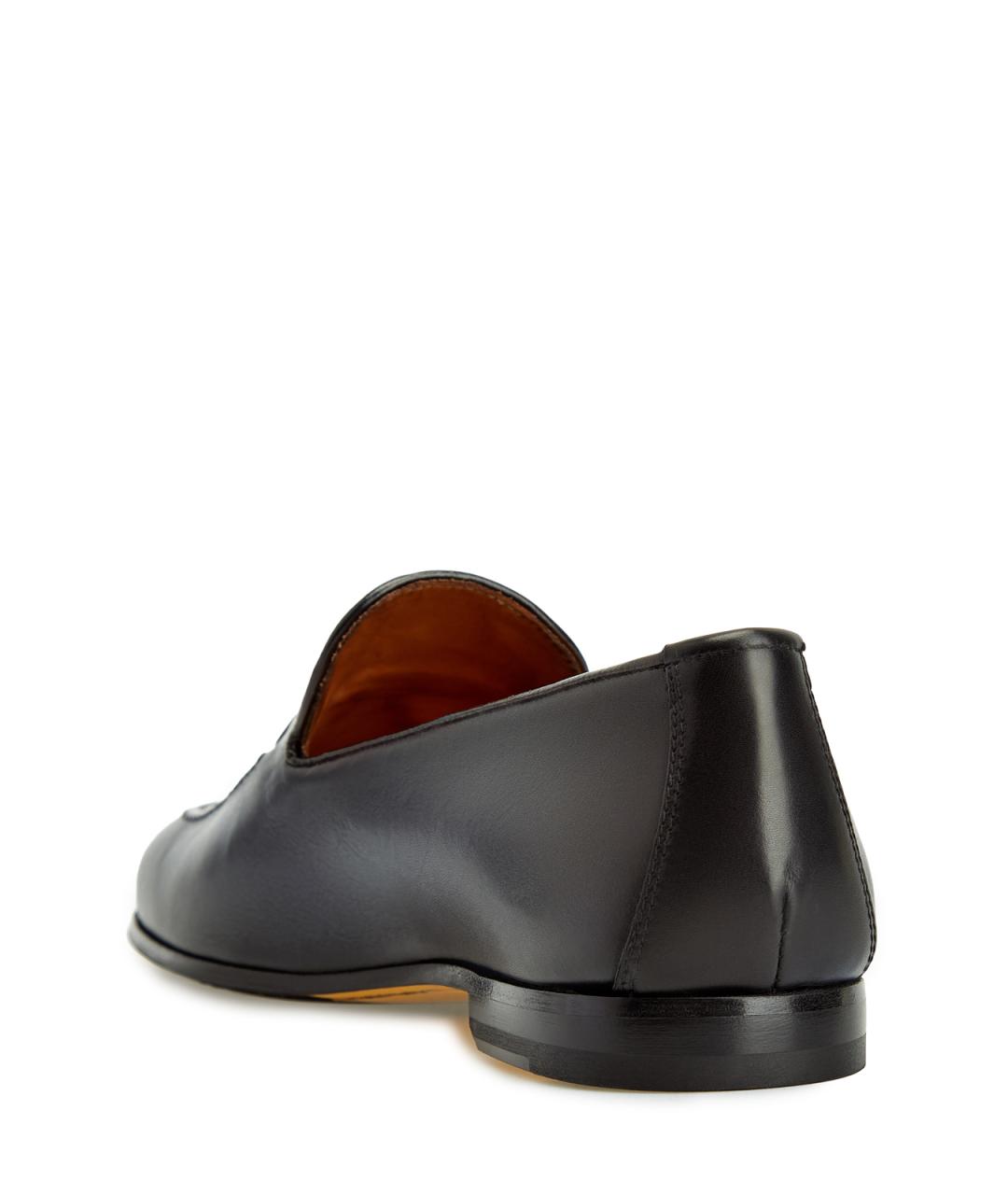 DOUCAL'S Черные кожаные лоферы, фото 4