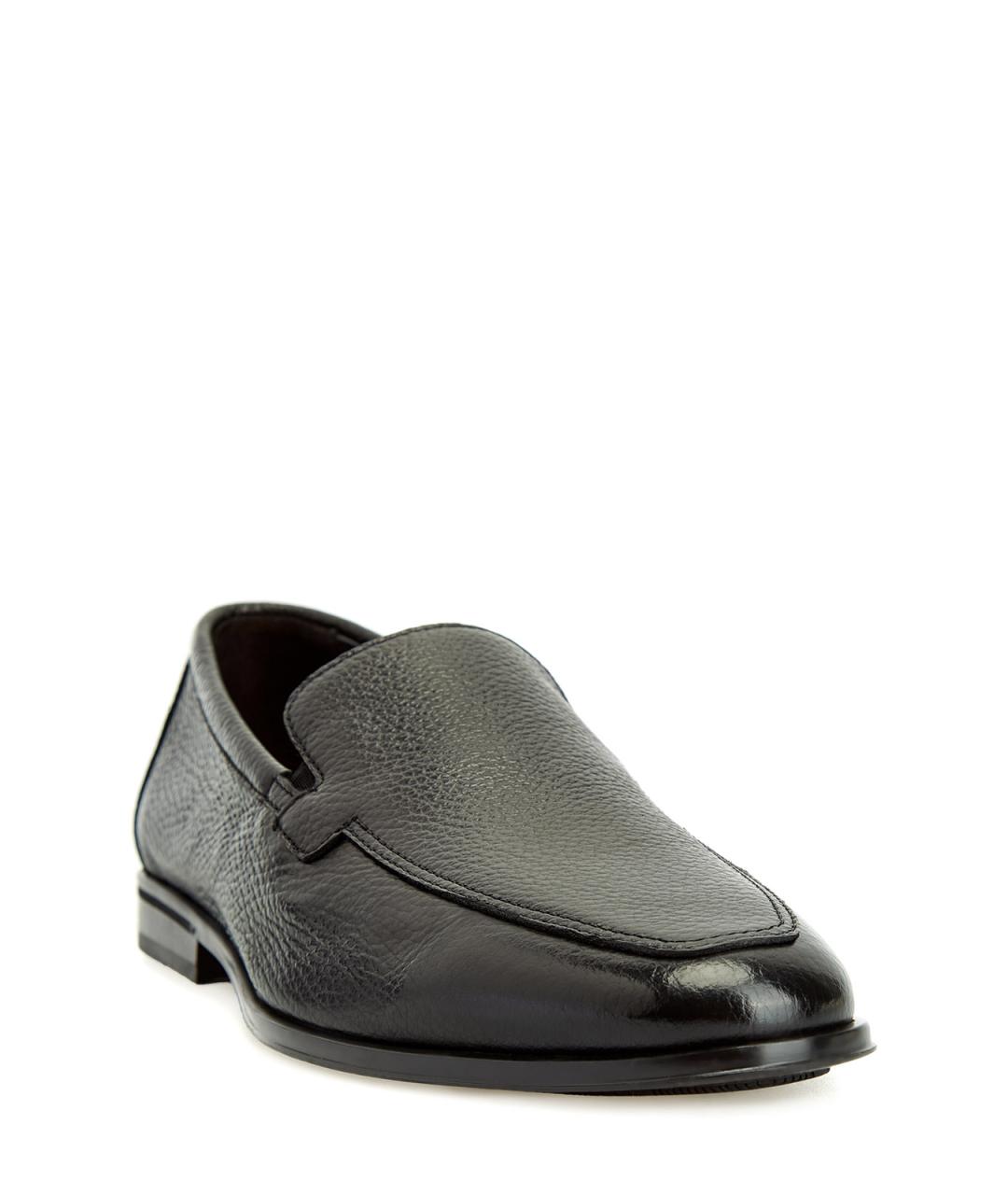 DOUCAL'S Черные кожаные лоферы, фото 3