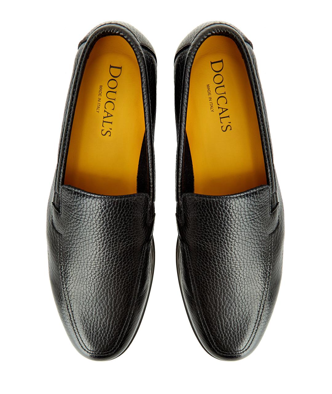 DOUCAL'S Черные кожаные лоферы, фото 6
