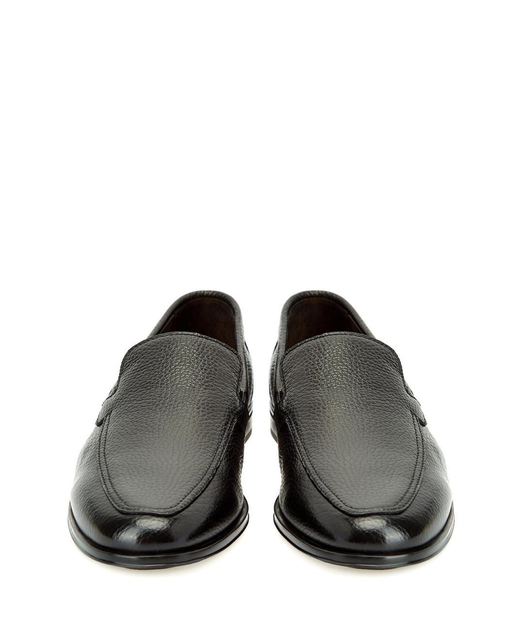 DOUCAL'S Черные кожаные лоферы, фото 5