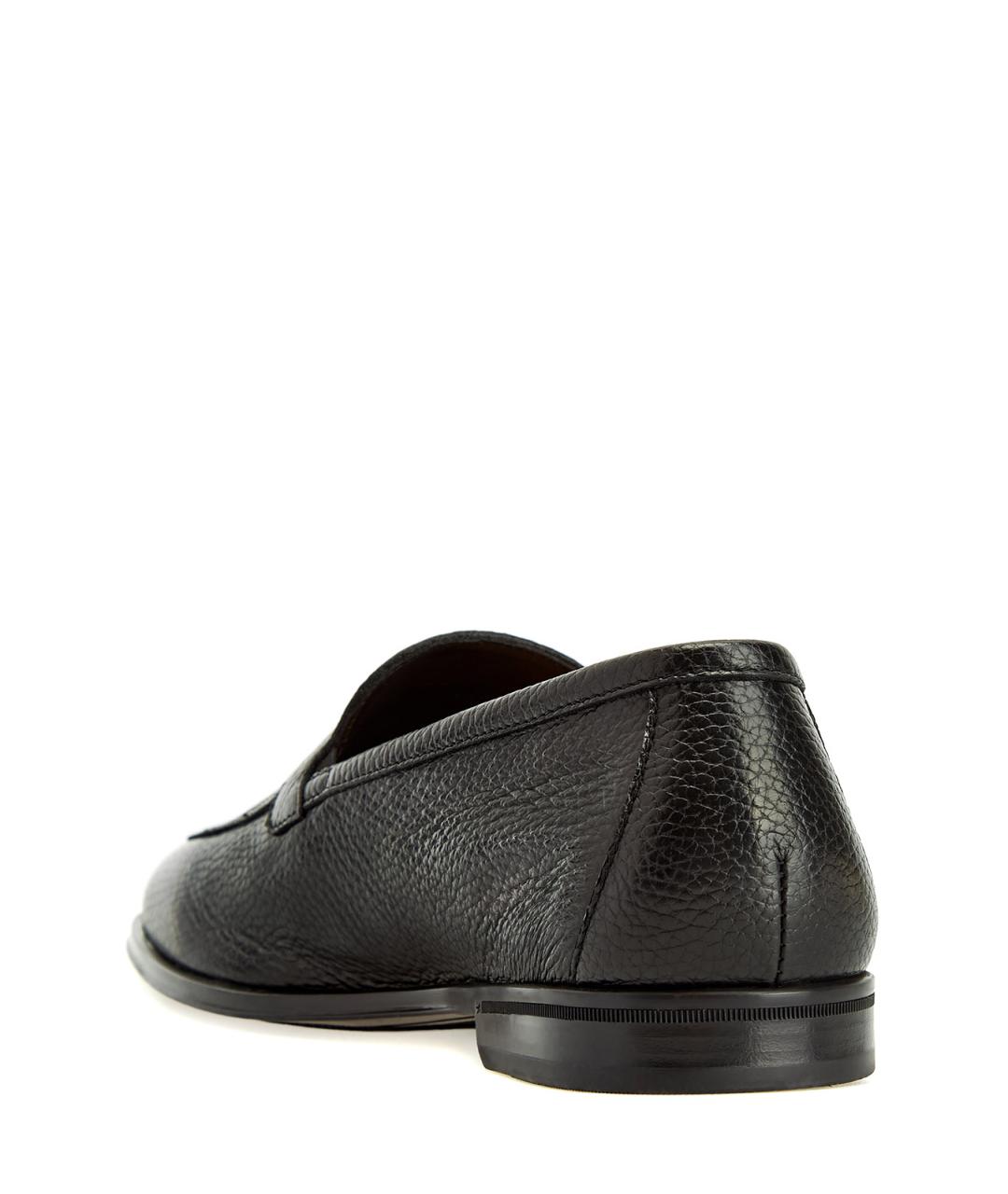 DOUCAL'S Черные кожаные лоферы, фото 4