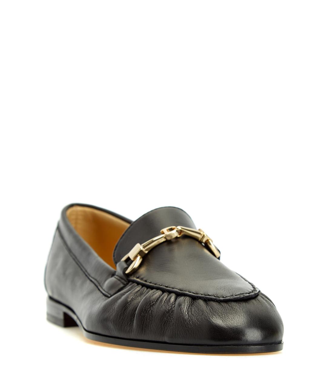 DOUCAL'S Черные кожаные лоферы, фото 3