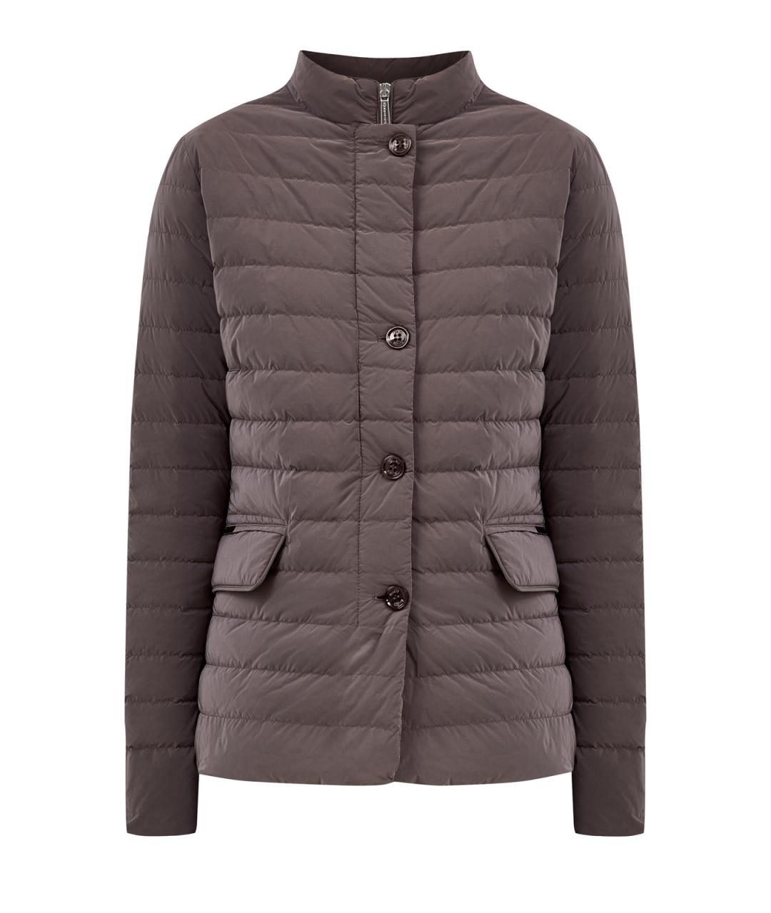 MOORER Коричневая полиамидовая куртка, фото 1