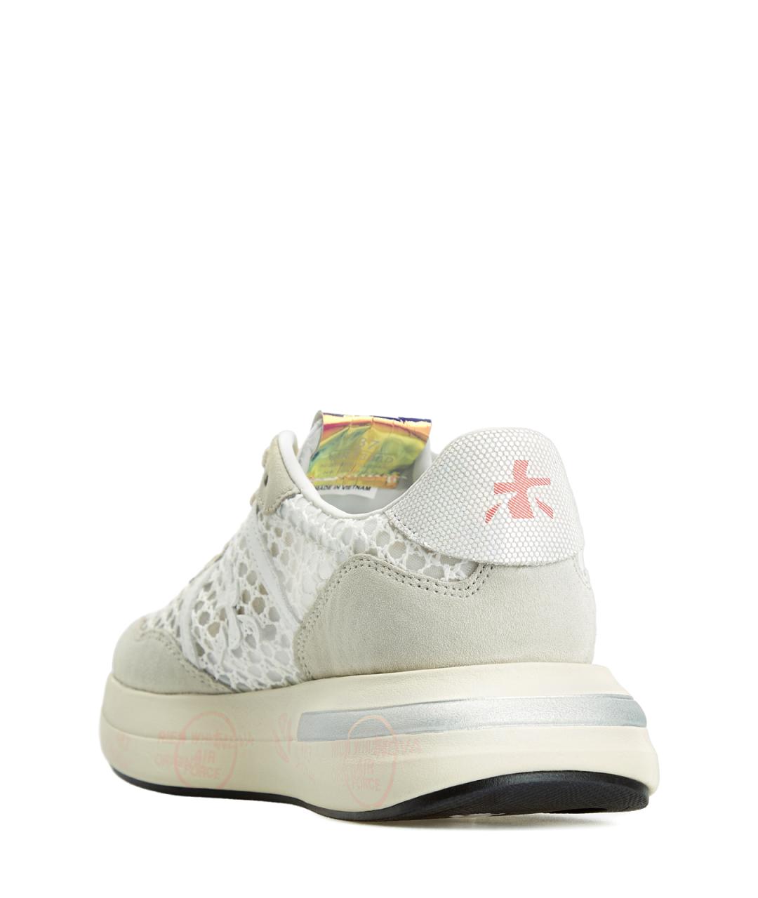 PREMIATA Бежевые замшевые кроссовки, фото 4