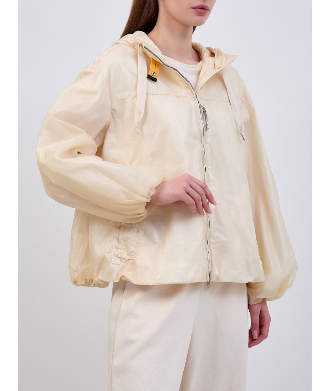 PARAJUMPERS Бежевая полиамидовая куртка, фото 3