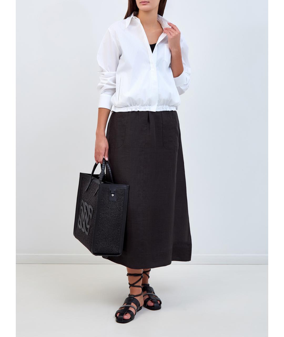 LORENA ANTONIAZZI Белая хлопковая рубашка, фото 2