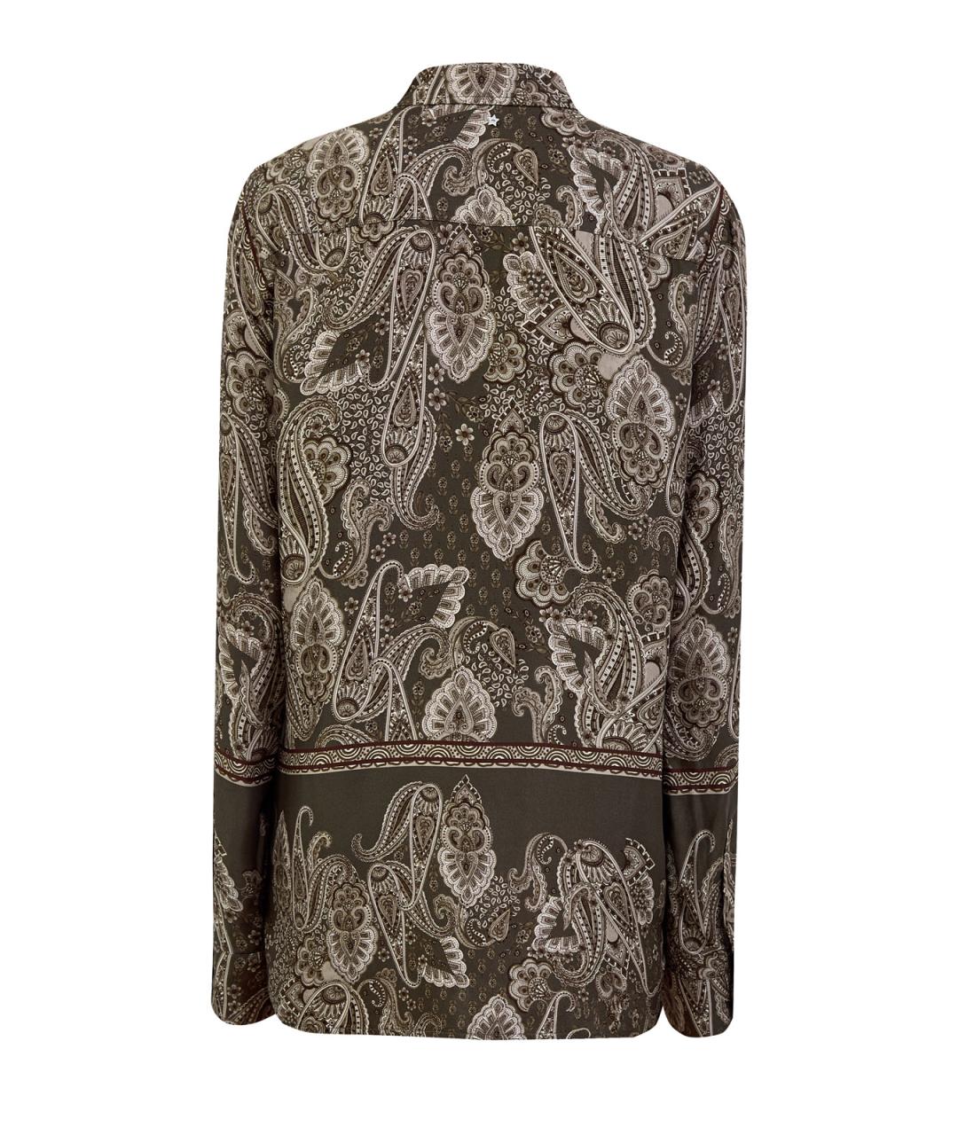 LORENA ANTONIAZZI Зеленая вискозная рубашка, фото 2