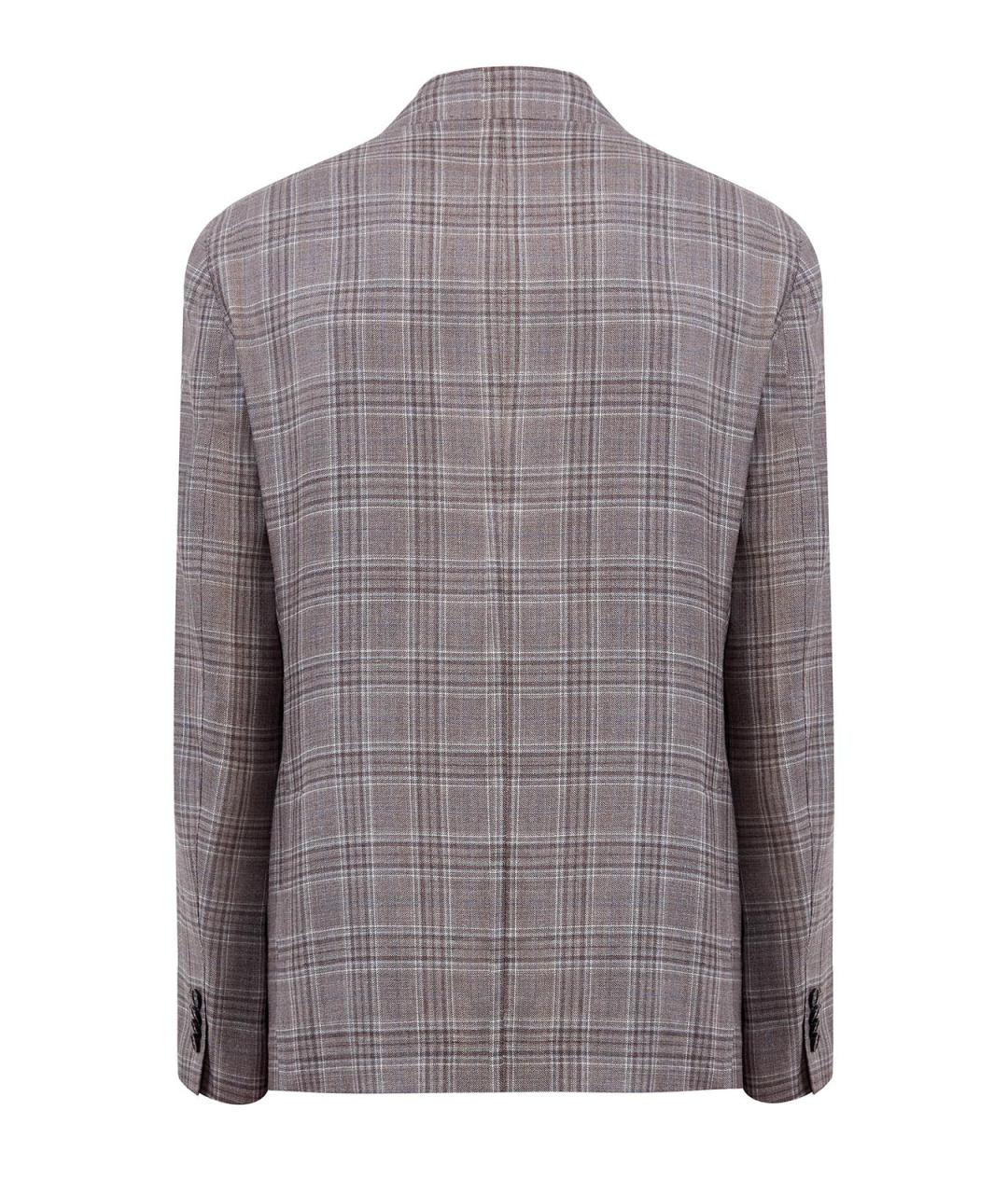 L.B.M. 1911 Коричневый шерстяной пиджак, фото 3