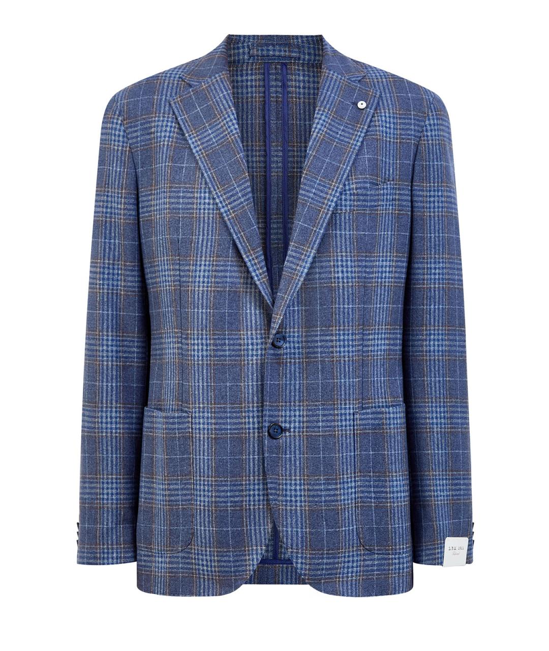 L.B.M. 1911 Синий шелковый пиджак, фото 1