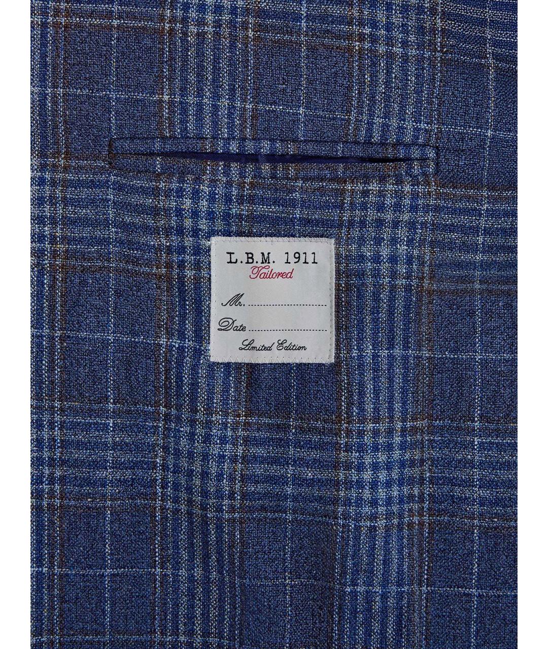 L.B.M. 1911 Синий шелковый пиджак, фото 5
